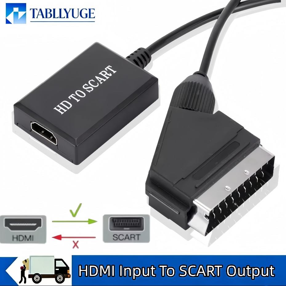 Scart To Hdmi - Adaptateur amplificateur vidéo et audio SCART