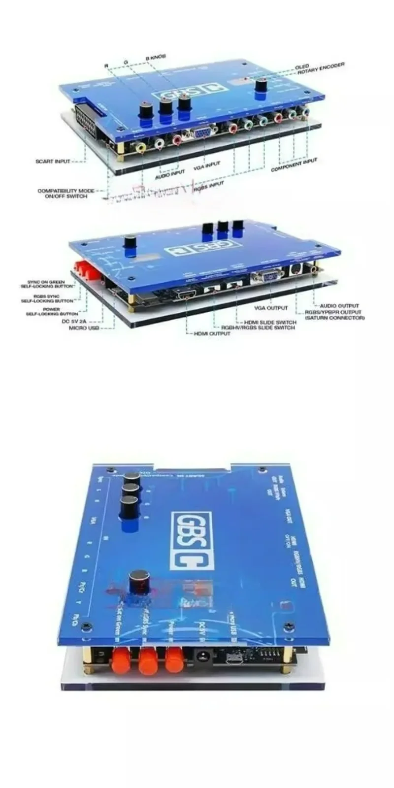 Adaptateur GBS pour contrôleur - Scart To Hdmi avis et prix