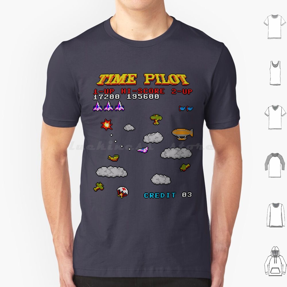 T-shirt Time Pilot 2 en coton  - Retro Gaming T Shirt avis et prix