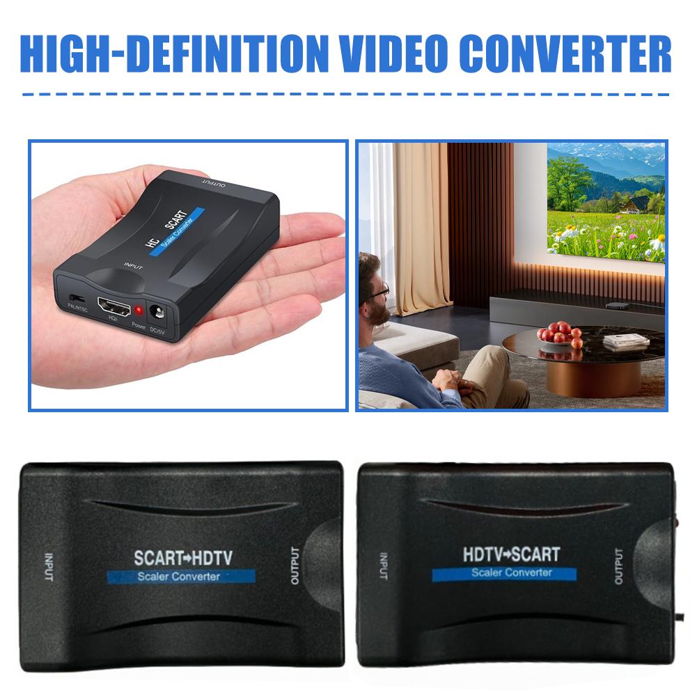 Convertisseur HDMI vers SCART  - Scart To Hdmi avis et prix
