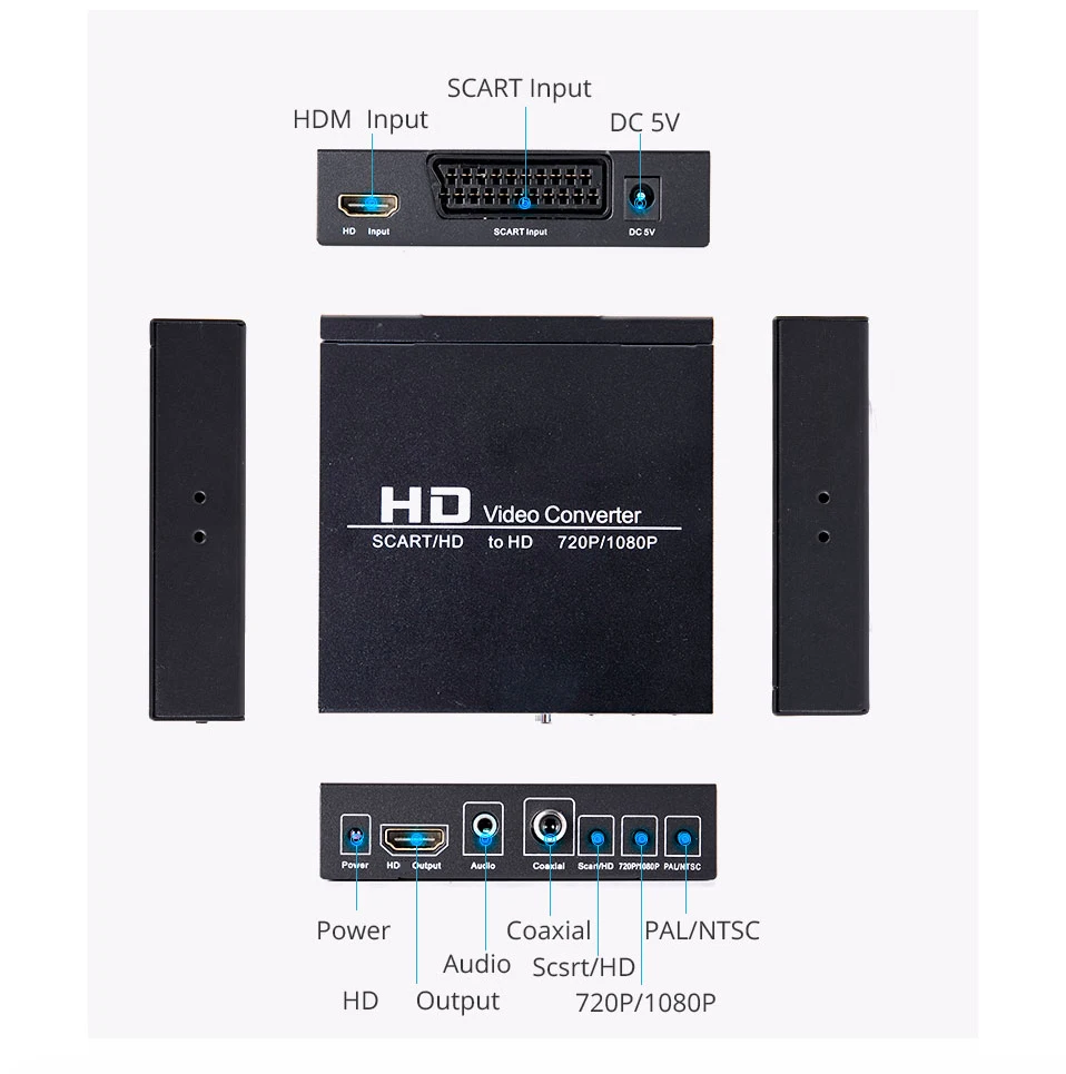 Convertisseur vidéo SCART HDMI - Scart To Hdmi avis et prix