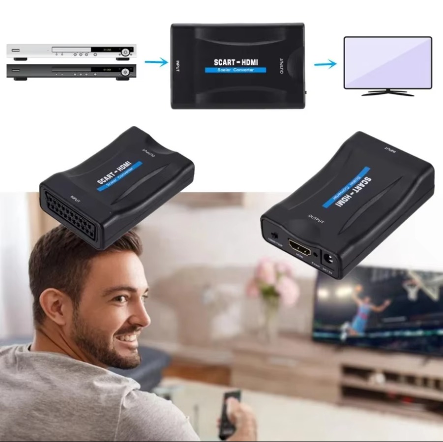 Adaptateur Full HD 1080P SCART - Scart To Hdmi avis et prix