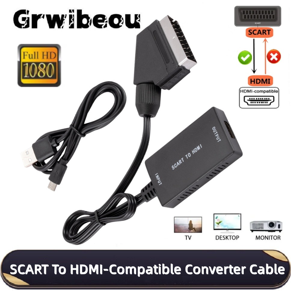 Convertisseur Compatible périt - Scart To Hdmi avis et prix